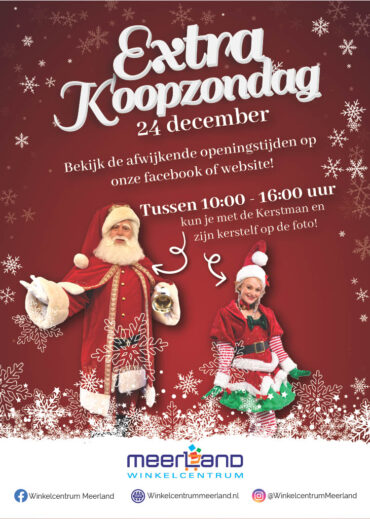 Extra koopzondag!